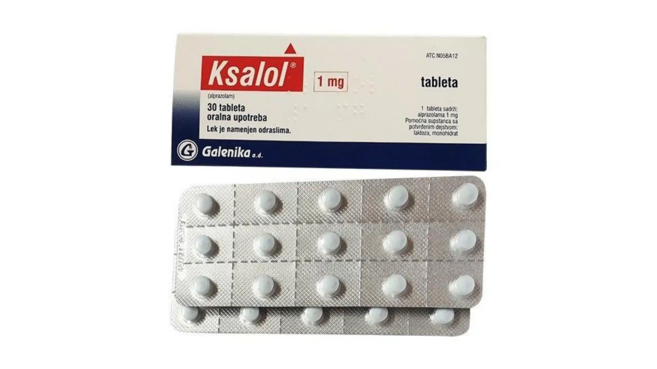 Ksalol Alprazolam 1 mg